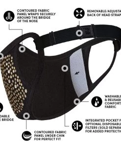 Safe+Mate Adult Regular 1 Pack Brilliance Cloth Face Mask