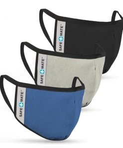 Safe+Mate Kids (Ages 3 To 6) 3 Pack Cloth Face Mask