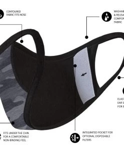 Safe+Mate Kids (Ages 7 To 11) 3 Pack Cloth Face Mask