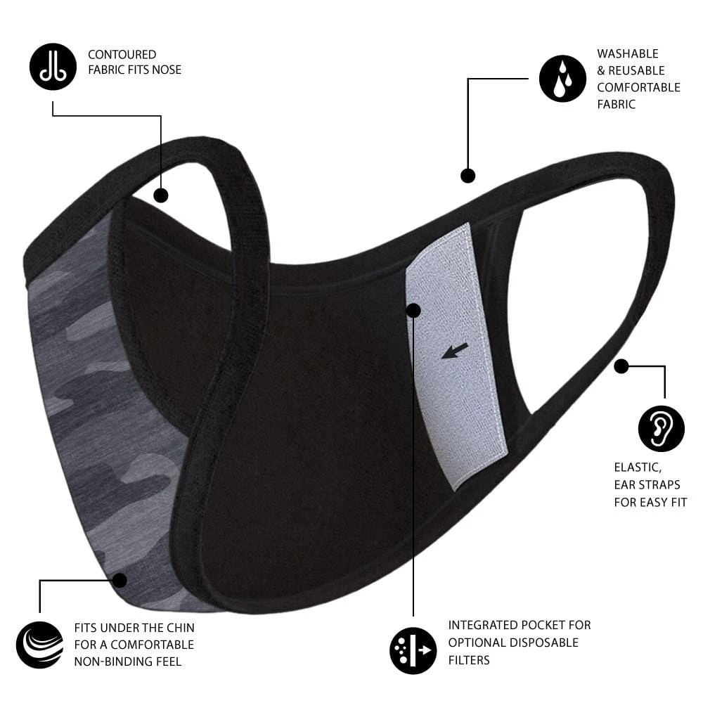 Safe+Mate Kids (Ages 7 To 11) 3 Pack Cloth Face Mask 4 Safe+Mate Kids (Ages 7 To 11) 3 Pack Cloth Face Mask