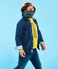 Safe+Mate Kids (Ages 7 To 11) 3 Pack Cloth Face Mask