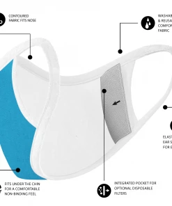 Safe+Mate Kids (Ages 7 To 11) Cloth Face Mask