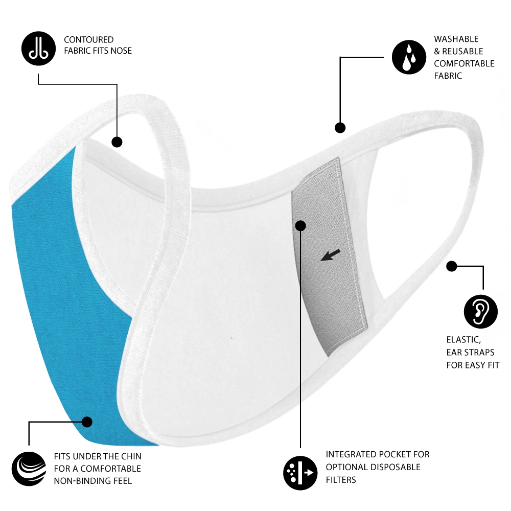 Safe+Mate Kids (Ages 7 To 11) Cloth Face Mask 4 Safe+Mate Kids (Ages 7 To 11) Cloth Face Mask