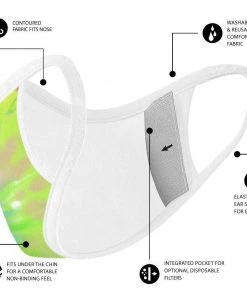 Safe+Mate Kids (Ages 7 To 11) 3 Pack Cloth Face Mask