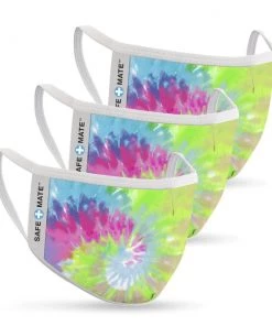 Safe+Mate Kids (Ages 7 To 11) 3 Pack Cloth Face Mask