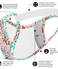 Safe+Mate Adult Regular 3 Pack Cloth Face Mask