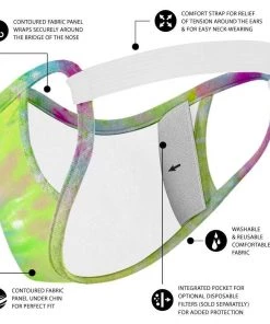 Safe+Mate Adult Regular 3 Pack Cloth Face Mask