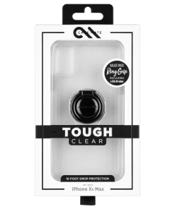 Case-Mate Phones/Tablets/Laptops Tough Clear + Ring Bundle - IPhone Xs Max