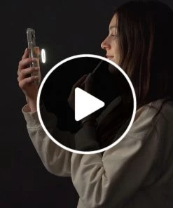 LuMee Studio Light Up Mirror Mini - Phone Grip